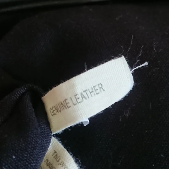 Rabeanco Black Pebbled Leather shoulder Handle Bag